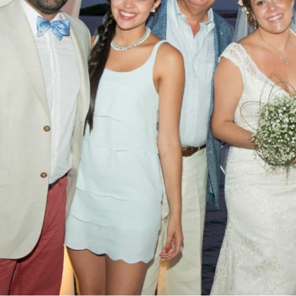 Light mint short dress from SANDRO. - Picture 6 of 6